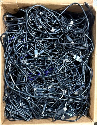 Lote de 400 cables USB-C a USB surtidos variedad de longitudes/marcas 🪢 Foto 1 de 2