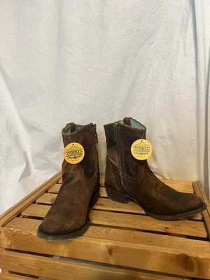 #8223. Botín occidental Corral marrón áspero para mujer. Talla 6 Foto 1 de 4