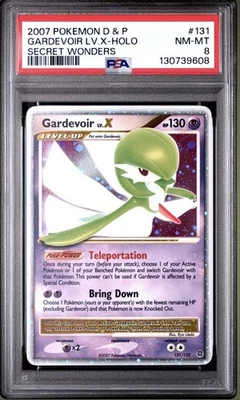 Gardevoir LV. X 131/132 Secret Wonders Ultra Rare Holo Pokemon Card Graded PSA 8 - Image 1 of 2