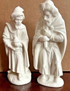 Dresden Nativity Crech Replacement Wiseman King Gaspar and Inn Keeper Figurines - Picture 1 of 12