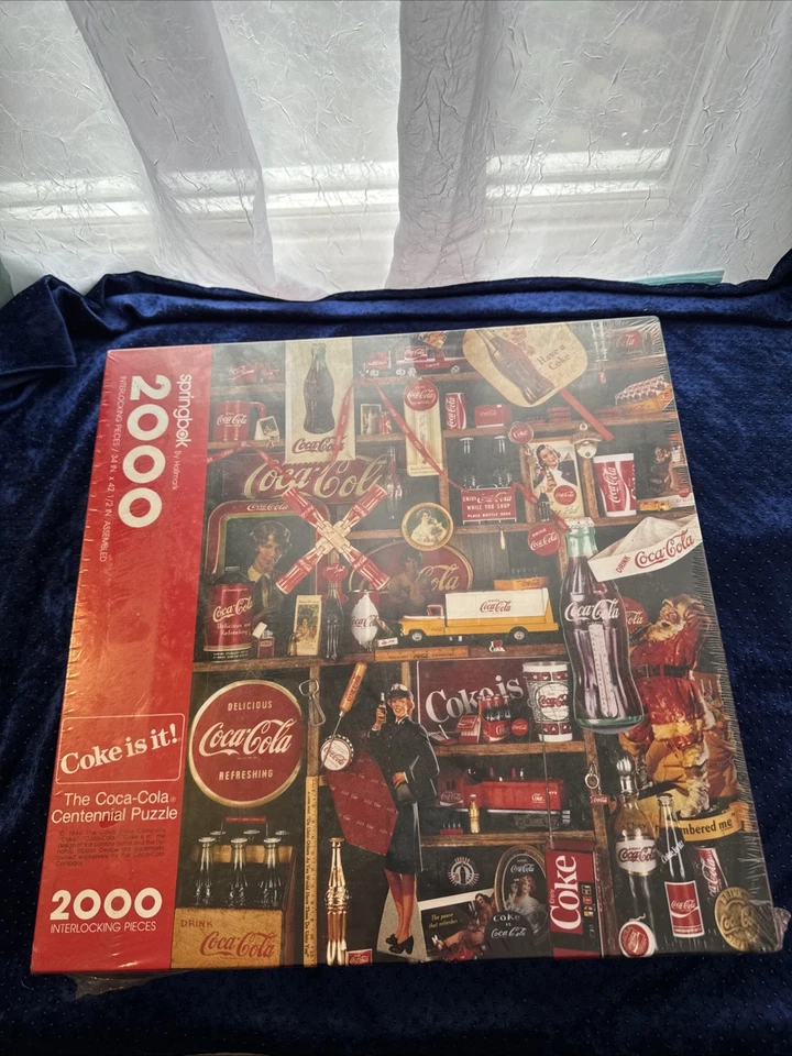 Hallmark Springbok Puzzle Coca-Cola Coke Is It 2000 Piece Jigsaw 1986 NEW SEALED - Image 1 of 1
