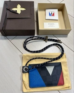 Louis Vuitton Gaston V Damier Graphite America's Cup Card Holder ID N41629 - Picture 1 of 3