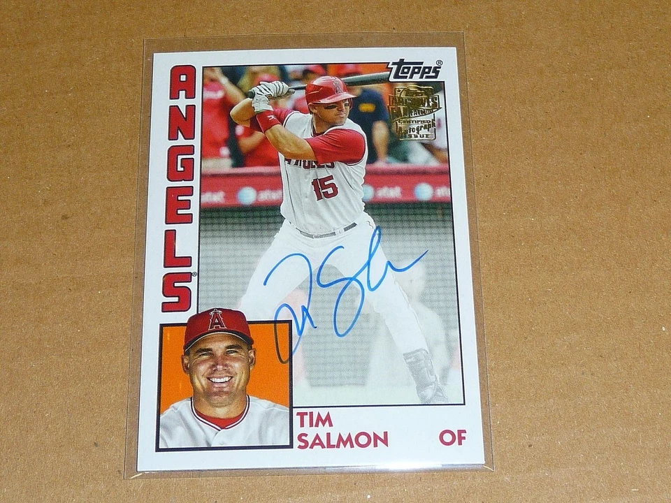 2025 Topps Archives Fan Favorites TIM SALMON AUTOGRAPH/AUTO ANGELS B820 - Image 1 of 1