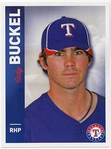 2012 Texas Rangers Dr. Pepper Postkarte Cody Buckel SGA - Bild 1 von 1