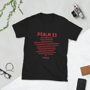 Psalm 23, christliches T-Shirt, Bibelvers Shirt, religiöse Geschenke, Unisex religiös - Bild 1 von 9