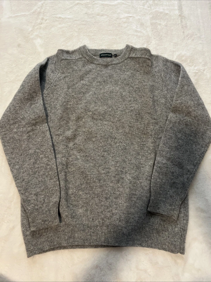 Springfield Pullover Grau L Damen 100%Lana - Bild 1 von 4