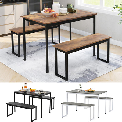 Dining Table And Bench Set for sale | eBay UK