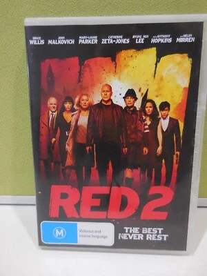 RED 2 , BRUCE WILLIS. ,HELEN MIRREN, JOHN MALKOVICH. DVD.  (Box 32) - image 1 of 4