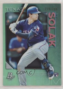 2020 Bowman Platinum Wal-Mart Teal /299 Nick Solak #8 Rookie RC