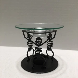 Partylite Halloween Ossa Scheletro Aroma Scioglie Scaldabagno con Scatola Mai Usato P8603 - Foto 1 di 5