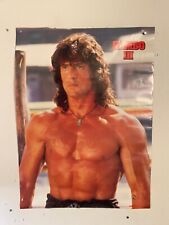 Poster: Rambo III: 1988 Sylvester Stallone original vintage promo 22x28