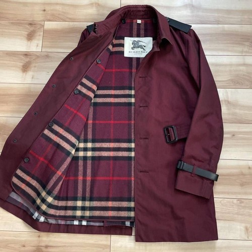 Burberry London trench singolo colore bordeaux uomo 50 spedizione da JPN.