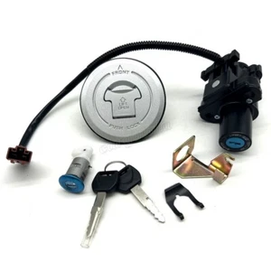 Ignition Switch Fuel Gas Cap Seat Lock Key Set Fit Honda CB600F Hornet 2003-2006 - Picture 1 of 8