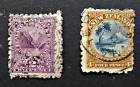 🦋 NEW ZEALAND - 1900/03 Landscapes & Birds  - FOUR PENCE  & TWO  PENCE - USED