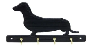 Organizador de ganchos montados en pared con soporte de correa para perro Dachshund Weiner - Imagen 1 de 7