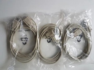 3 Stück 1,8m 1:1 Leitung RS232 9-polig Stecker/Stecker male D-Sub - Bild 1 von 1