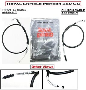 Royal Enfield "CLUTCH CABLE" & "THROTTLE CABLE" ASSEMBLY "Meteor 350cc"