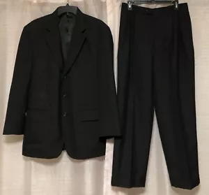 EUC Men’s Cross&Winsor 2 Pieces Suit Size 40R Pants 32x28 Wool - Picture 1 of 5