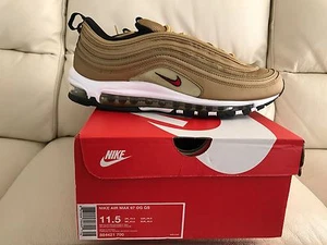 2017 Nike Air Max 97 METALLIC GOLD KUGEL ALLE GRÖSSEN UK 6 7 8 9 10 11 NEU - Bild 1 von 3