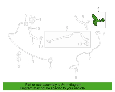 Línea de agua de calefacción Mercedes Benz E550 2012-2017 2045060260 Foto 1 de 3