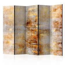 Divisore Schermo Pieghevole Stanza Stampa Non Tessuto ASTRATTO BEIGE GIALLO f-A-0865-z-c
