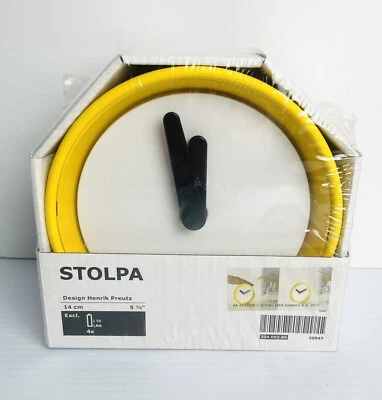 RARO IKEA Stolpa Reloj Redondo 5.5” Amarillo Nuevo En Caja Descatalogado 20400380 Foto 1 de 4
