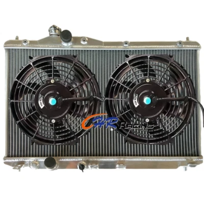 Radiador de aluminio + ventiladores para Honda Civic/Acura ILX 2012-2015 1,8 L 2,4 L manual MT Foto 1 de 4