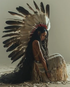 Professionelle 8x10 Fotos: Schöne Indianerin Kunstqualität 99068187 - Bild 1 von 1