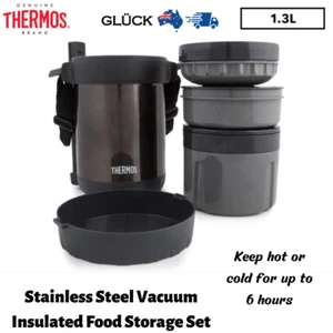 Thermos 1.3L Stainless Steel Vacuum Insulated Food Storage Set - Picture 1 of 6