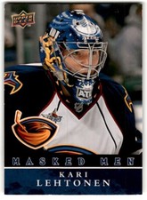 2008-09 Upper Deck Masked Men Kari Lehtonen #MM18 Atlanta Thrashers