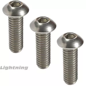 Zylinderschrauben mit Innensechskant Edelstahl 10-24 x 7/8 Zoll Stck 25 - Bild 1 von 3