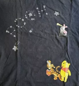 Vintage Disney Winnie The Pooh Stars Constellation T Shirt Piglet Tigger Large - Picture 1 of 3