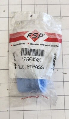 12664501 Whirlpool Plug Bypass NUEVO EN EMBALAJE Foto 1 de 2