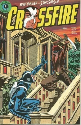 Crossfire #6,19 by Mark Evanier & Dan Spiegle (Eclipse, 1984) - Image 1 of 2