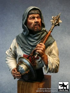 Black Dog 1/10 Crusader holding Mace and Helmet Bust [Resin Figure Model] B10004 - Picture 1 of 1