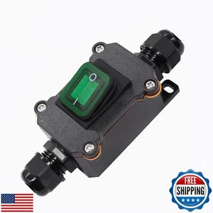 Daohaodeli 110V AC DPST On Off Outdoor Toggle Switch,IP65 Waterproof 2 Positi - Picture 1 of 5