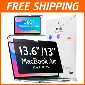 Easy Install Magnetic Privacy Screen Protector for MacBook Air 13.6 - Anti-Spy - Afbeelding 1 van 10