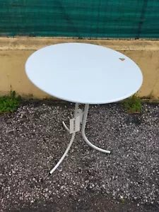 Tavolino pieghevole bianco, modello Etoile di Anna Anselmi per Bieffeplast, Ital - Foto 1 di 8