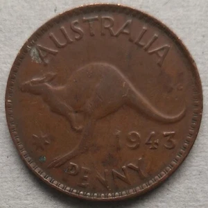 Australia 1943 1 Penny coin - Picture 1 of 2