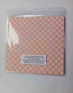 Stampin' Up - Country Gingham - 6" x 6" Designer Series Paper - Retired - Picture 1 of 15