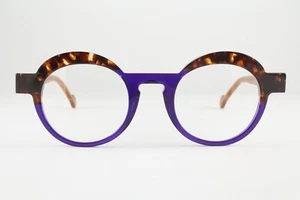 Rare Authentic Anne et Valentin POPPY 8A22 45mm Purple Tortoise Glasses France - Picture 1 of 5