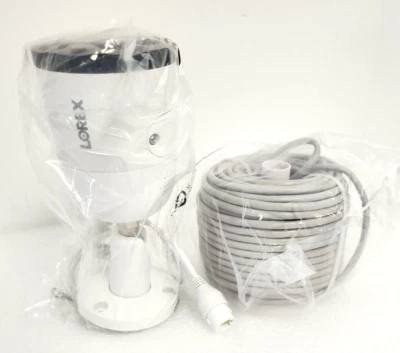 Lorex E893AB 4K UHD Smart Deterrence Outdoor Network Bullet Camera $129 MSRP NEW