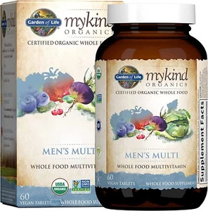 GARDEN OF LIFE, Mykind MEN'S MULTI Multivitamin 60 Veg. Tabletten SUPER PREIS - Bild 1 von 3