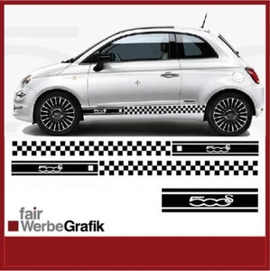 Pegatinas / pegatinas / inscripción lateral / Fiat 500 S / Punto / #1034 - Imagen 1 de 4