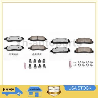 Se adapta a Ford F-250 Super Duty 2005 2006 2007 2x pastillas de freno delanteras traseras Foto 1 de 3