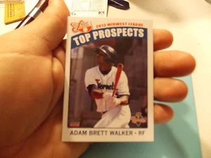2013 Choice Midwest League Top Prospects #08 Adam Brett Walker Baseball Card - Picture 1 of 2