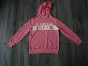 Kapuzenpulli Sweatjacke 146 152 Mädchen Girl Kapuze Jacke Sweatshirt ROSA - Bild 1 von 8