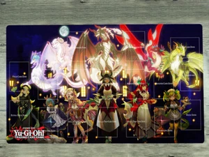 YGOmat Duel Playmat Dragonmaid Deck TCG CCG Trading Card Game Mat Pad Mousepad - Picture 1 of 5