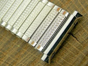 Vintage Stainless Steel JB Champion Expansion Watch Band 17.5mm-21mm Unused NOS - Picture 1 of 3