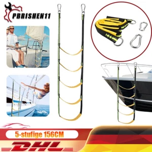 Strickleiter Boot Yachten Kajak Rippen Badeleiter Ponton Bootssteg Nylonleiter - Bild 1 von 12